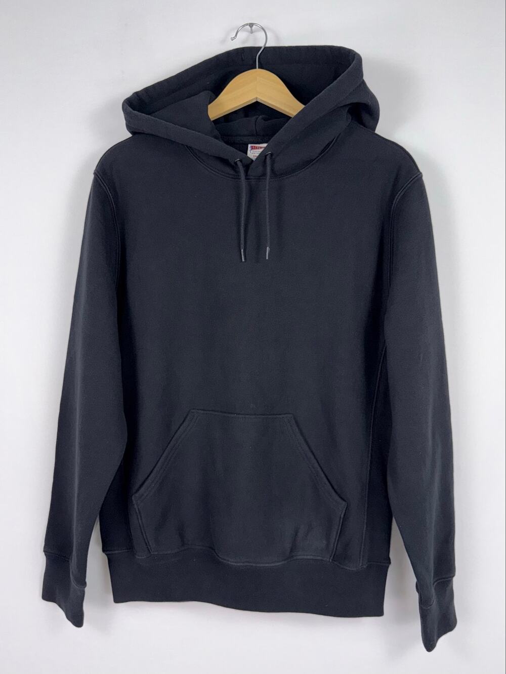 J Crew Heritage 14oz Fleece Hoodie Sweatshirt Men's Small Black